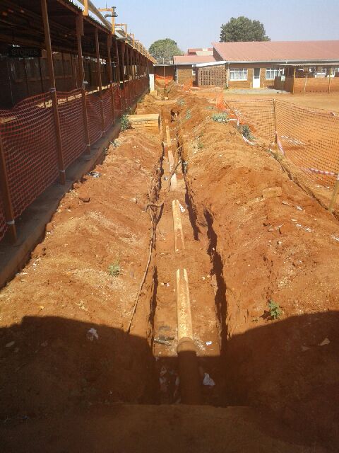 Civil trenching works